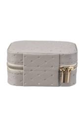 SHEONLY Women's Portable Travel Jewellery Box in Grey - thumbnail 2