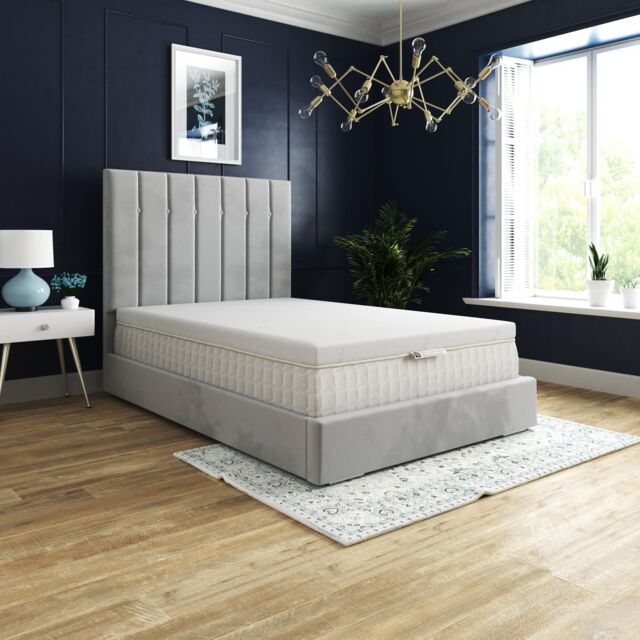 DS Living Premium 10cm Thick Memory Foam Mattress Topper - Super King in Off-White - image 1