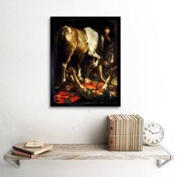 "Artery8 Conversion On The Way To Damascus Caravaggio Framed Art Print in Black - Size: W12"" x H16""" - thumbnail 2