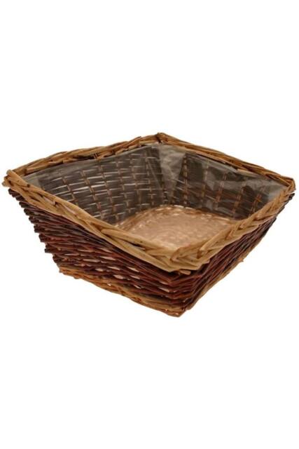 KDMD Large Rectangle Sloped Two Tone Tray 45cm in Brown - image 1