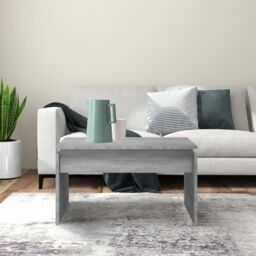 Berkfield Home Coffee Table Grey Sonoma 68x50x38 cm Engineered Wood - Size: 68 x 50 x 38 cm - thumbnail 3