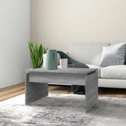 Berkfield Home Coffee Table Grey Sonoma 68x50x38 cm Engineered Wood - Size: 68 x 50 x 38 cm - thumbnail 1