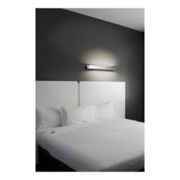 Netlighting Lia LED Up & Down Large Wall Light Chrome Special Offer in Silver - thumbnail 2