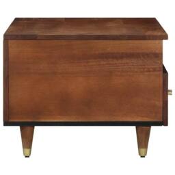 Berkfield Home Coffee Table 80x54x40 cm Solid Wood Mango in Brown - Size: 80 x 54 x 40 cm - thumbnail 4