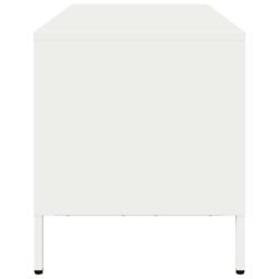Berkfield Home TV Cabinet White 68x39x43.5 cm Cold-rolled Steel - thumbnail 6