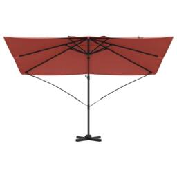 Berkfield Home Cantilever Umbrella Terracotta Polyester, Steel Large in Burnt Orange - thumbnail 5