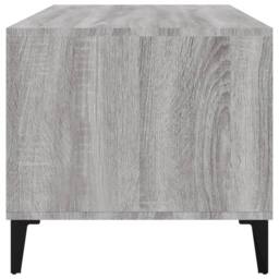 Berkfield Home Coffee Table Grey Sonoma 90x49x45 cm Engineered Wood - Size: 90 x 49 x 45 cm - thumbnail 7