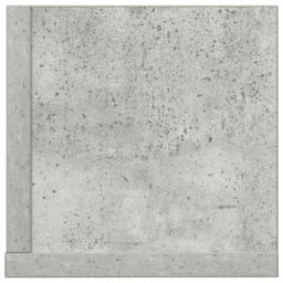 Berkfield Home Wall Shelves 2 pcs Concrete Grey 100x16.5x16.5 cm Engineered Wood - thumbnail 6