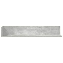 Berkfield Home Wall Shelves 2 pcs Concrete Grey 100x16.5x16.5 cm Engineered Wood - thumbnail 4
