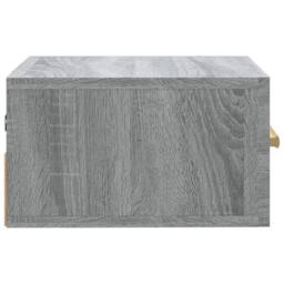 Berkfield Home Stunning Wall-mounted Bedside Cabinet Grey Sonoma 35x35x20 cm - Size: 35 x 35 x 20 cm - thumbnail 7