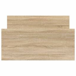 Berkfield Home Durable Bed Frame Sonoma Oak 75x190 cm Small Single Engineered Wood in Light Tan - thumbnail 5
