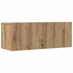 Berkfield Home 4 Piece TV Cabinet Set Wall-mounted Artisan Oak Engineered Wood - thumbnail 4