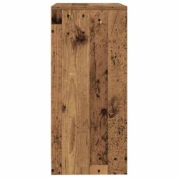 Berkfield Home Sideboard Old Wood 57x34x76 cm Engineered Wood in Brown - Size: 57 x 34 x 76 cm - thumbnail 7