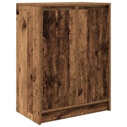 Berkfield Home Sideboard Old Wood 57x34x76 cm Engineered Wood in Brown - Size: 57 x 34 x 76 cm - thumbnail 2