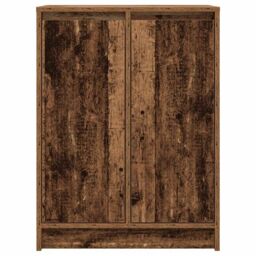 Berkfield Home Sideboard Old Wood 57x34x76 cm Engineered Wood in Brown - Size: 57 x 34 x 76 cm - thumbnail 6