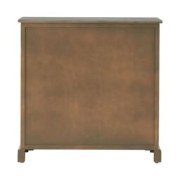 Orsina 2 Drawer Cabinet, Pine Wood Colonial Vanity Storage for Shoe Rack, Bathroom, Home & Office, Delivered Fully Assembled in Grey - thumbnail 6