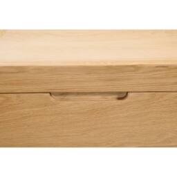 Cheshire Premium Arc 6 Drawer Wide Chest - Oak in Brown - thumbnail 6