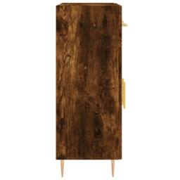 Berkfield Home Sideboard Smoked Oak 69.5x34x90 cm Engineered Wood in Brown - thumbnail 7