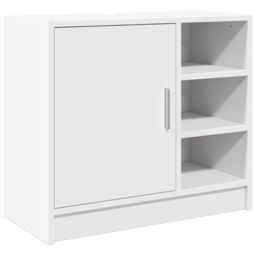 Berkfield Home Sink Cabinet White 63x29x55 cm Engineered Wood - Size: 63 x 29 x 55 cm - thumbnail 2