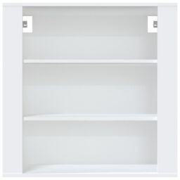 Berkfield Home Wall Cabinet White 80x33x80 cm Engineered Wood - Size: 80 x 33 x 80 cm - thumbnail 3