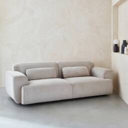 sweeek 3-seater Corduroy Sofa in Beige - thumbnail 6