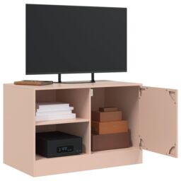 Berkfield Home TV Cabinets 2 pcs Pink 67x39x44 cm Steel - Size: 67 x 39 x 44 cm - thumbnail 4