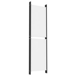 Berkfield Home 6-Panel Room Divider White 300x180 cm Fabric - thumbnail 6
