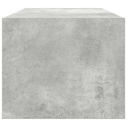 Berkfield Home TV Cabinet Concrete Grey 80x31x25.5 cm Engineered Wood - thumbnail 7