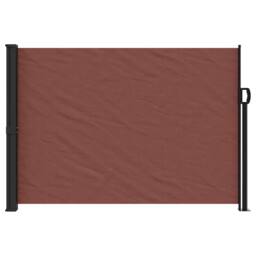 Berkfield Home Retractable Side Awning Brown 140x600 cm - thumbnail 1