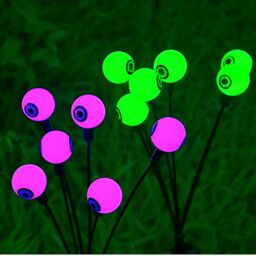 Obasyhig Style 3 Solar - Powered LED Pumpkin & Eyeball Lights in Purple - thumbnail 2