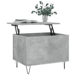 Berkfield Home Coffee Table Concrete Grey 60x44.5x45 cm Engineered Wood - thumbnail 3