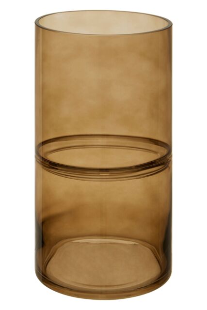 Orsina Contemporary Design Vase, Easy To Assemble Flower Ceramic Vase, Compact & Lightweight Vase For Flowers in Brown - image 1
