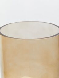 Orsina Contemporary Design Vase, Easy To Assemble Flower Ceramic Vase, Compact & Lightweight Vase For Flowers in Brown - thumbnail 4