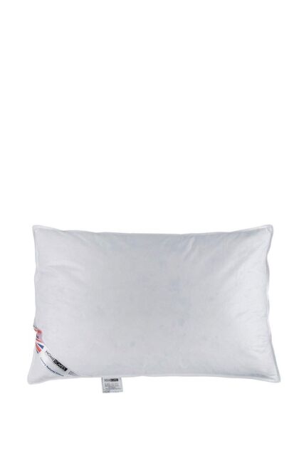 Homescapes Goose Feather & Down Lavender Pillow with Dried Lavender Insert in White - image 1