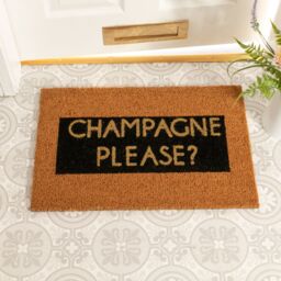 Artsy Mats Glitter Champagne Doormat - Size: 45 cm x 75 cm - thumbnail 1