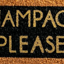 Artsy Mats Glitter Champagne Doormat - Size: 45 cm x 75 cm - thumbnail 2