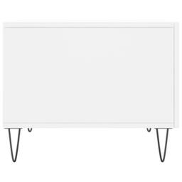 Berkfield Home Coffee Table White 50x50x40 cm Engineered Wood - Size: 50 x 50 x 40 cm - thumbnail 7