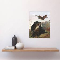 "Artery8 Cocker Spaniel Dog & Woodcock Arthur Tait Wall Art Poster Print - Size: W12"" x H16""" - thumbnail 4