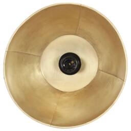 Berkfield Home Hanging Lamp 25 W Brass Round 28.5 cm E27 in Gold - thumbnail 7