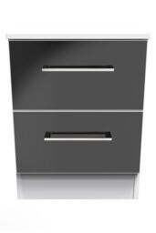 Chester 2 Drawer Bedside Cab(Ready Assembled)