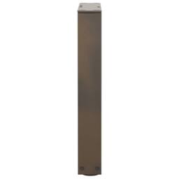 Berkfield Home Dining Table Legs V-Shape 2 pcs Natural Steel 28x(42-43.3) cm Steel in Brown - thumbnail 6