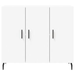 Berkfield Home Sideboard White 90x34x80 cm Engineered Wood - Size: 90 x 34 x 80 cm - thumbnail 6