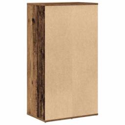 Berkfield Home Shoe Rack Old Wood 54x34x100.5 cm Engineered Wood in Brown - thumbnail 6