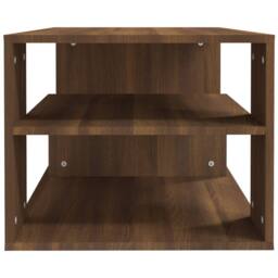 Berkfield Home Coffee Table Brown Oak 100x50x40 cm Engineered Wood - Size: 100 x 50 x 40 cm - thumbnail 4