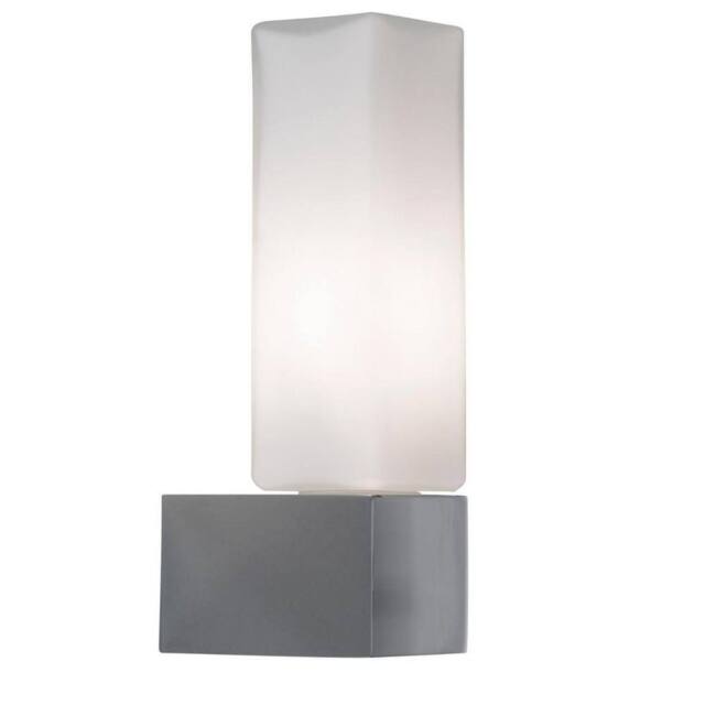 Netlighting Outdoor Modern Wall Light Chrome IP44 in Grey