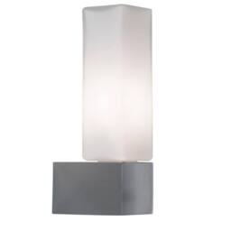 Netlighting Outdoor Modern Wall Light Chrome IP44 in Grey