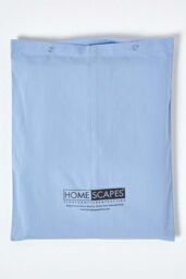 Homescapes Egyptian Cotton Deep Fitted Sheet 18 inch 200 Thread Count in Blue - Size: King Fitted - thumbnail 5
