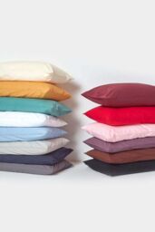 Homescapes Egyptian Cotton Deep Fitted Sheet 18 inch 200 Thread Count in Blue - Size: King Fitted - thumbnail 6