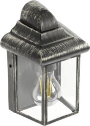 CGC Lighting 'Camila' Antique Bronze Outdoor Wall Lantern Clear Diffuser - thumbnail 6