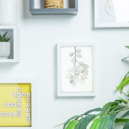 "Nicola Spring 3D Box Photo Frames - A5 (6 x 8"") - Pack of 5 in White" - thumbnail 5